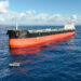Greenpeace activists block coal ship from entering world’s largest coal port at Rising Tide blockade.