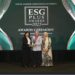 Pheobe Long receives ESG Changemaker Award.