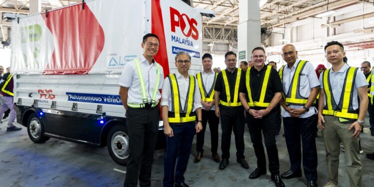 Pos Malaysia unveils first autonomous logistics vehicle, Fahmi assures no layoffs