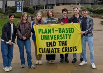 Students votes for plant-based menus at university