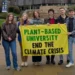 Students votes for plant-based menus at university